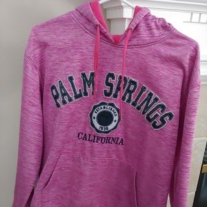 Logo pullover sweatshirt with hoodie